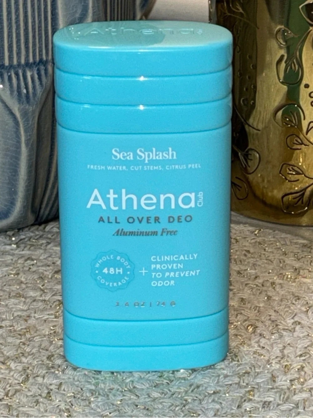 Athena All Over Deo Aluminum Free Deodorant, Sea Splash